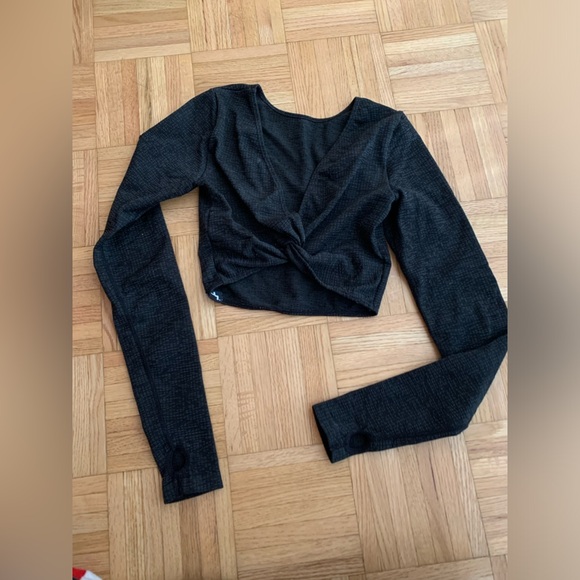 Joy Lab Women’s Bolero Shrug Activewear Longsleeve Crop w/ Thumbholes size XS - Picture 7 of 11